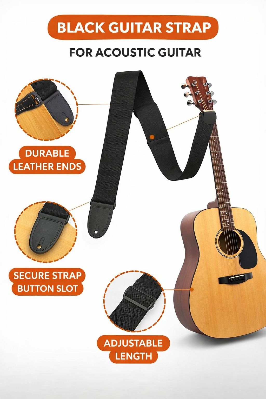 musiking Nylon, Leather Strap-picture-15
