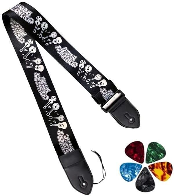 amg music Guitar Belt for Acoustic Guitar Nylon, Polyester Strap-picture-22