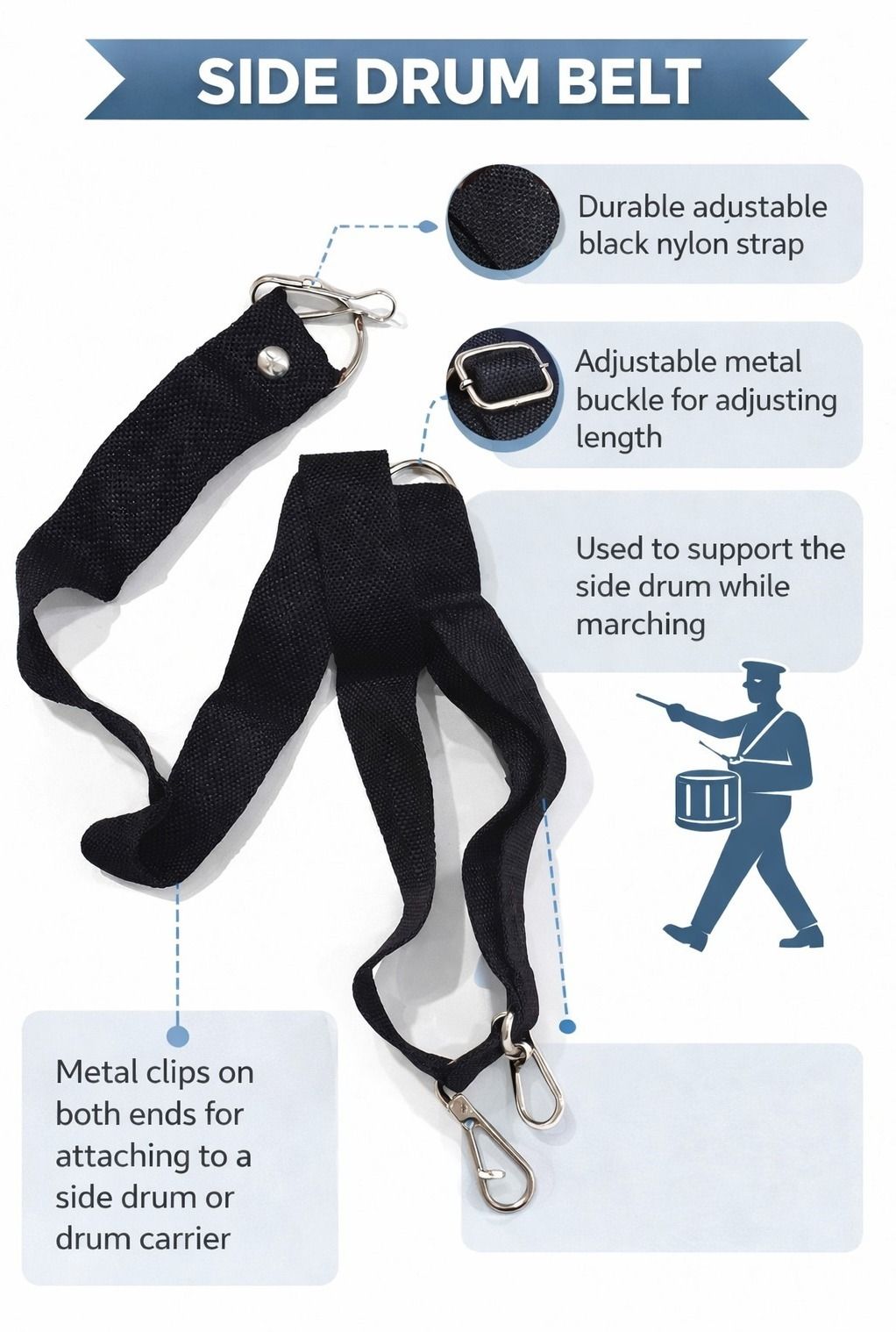 musiking Nylon, Leather Strap-picture-36
