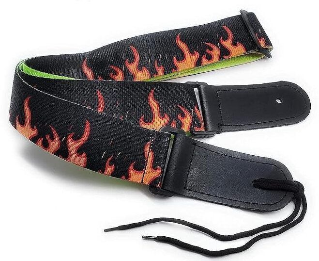 rythm enterprises Adjustable Guitar Strap Buckle Ends Polyester Guitar Belt Polyester Strap-picture-11