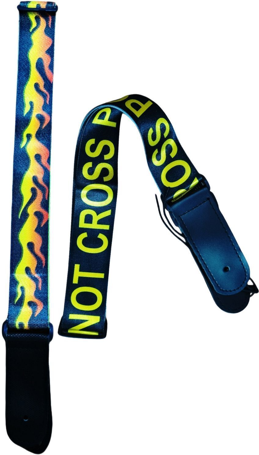 rythm enterprises Adjustable Fire & Policeline Guitar Strap 2pcs Nylon Strap-picture-10