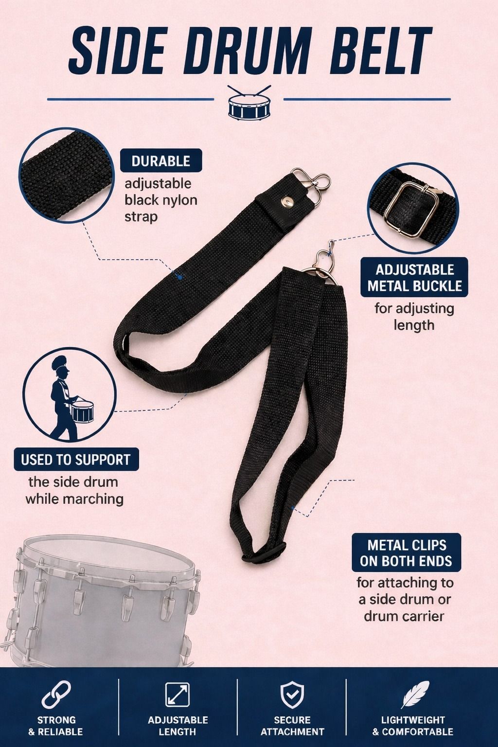 musiking Nylon, Leather Strap-picture-31