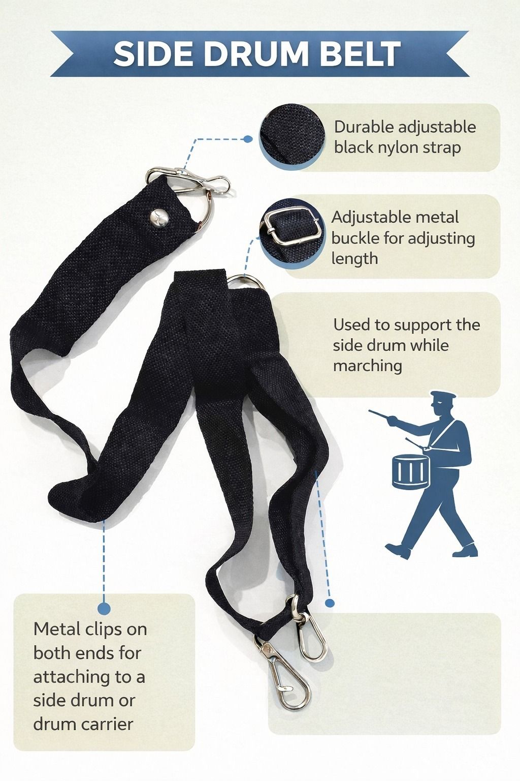 musiking Nylon, Leather Strap-picture-14