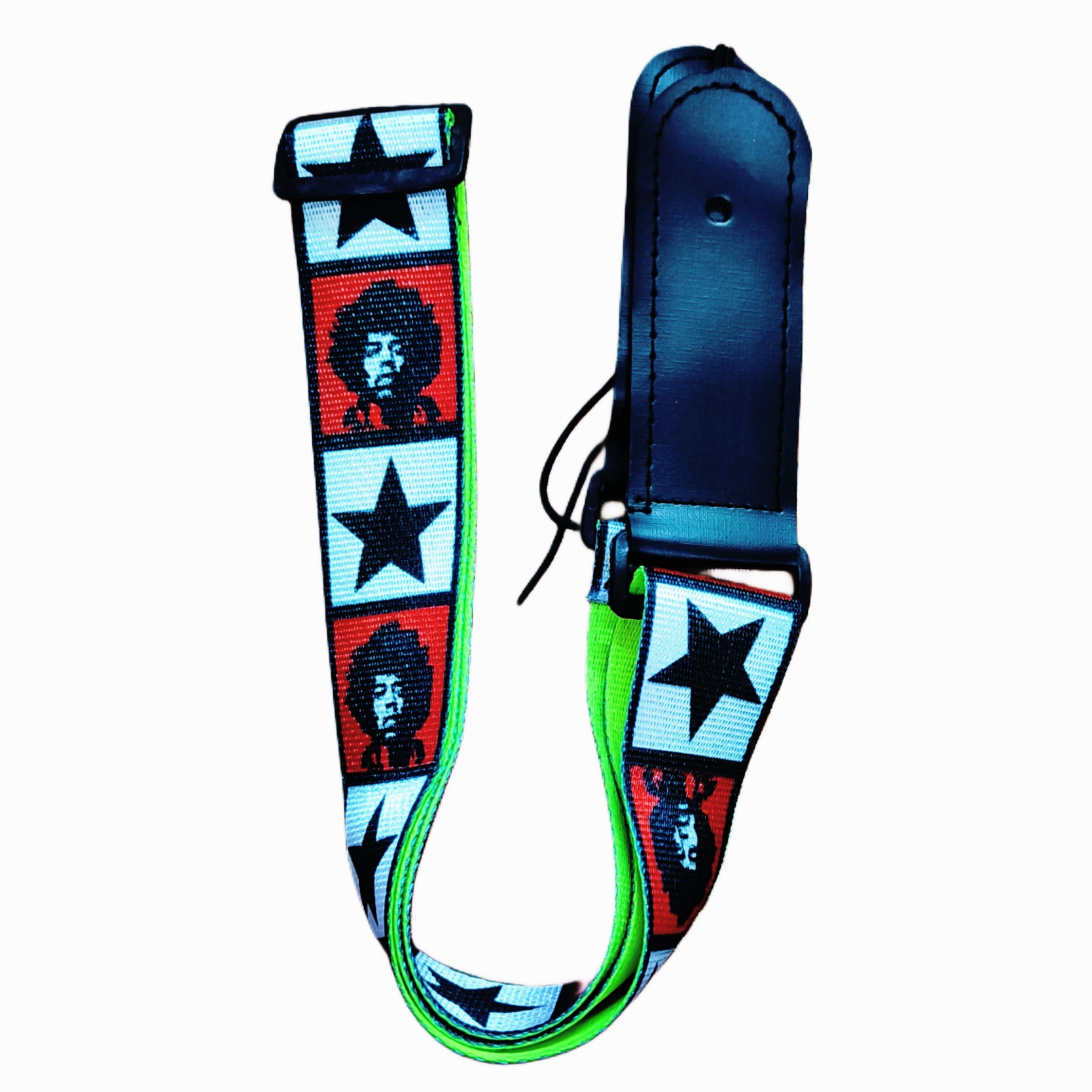 Stylish Adjustable Star Guitar Strap Nylon Strap-image-47