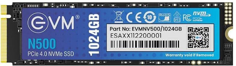 EVM 1TB NVMe (GEN4) 1024 GB All in One PC's, Desktop, Laptop Black PCIe NVMe Internal Solid State Drive (SSD) (EVMNV500/1024GB)-image-12