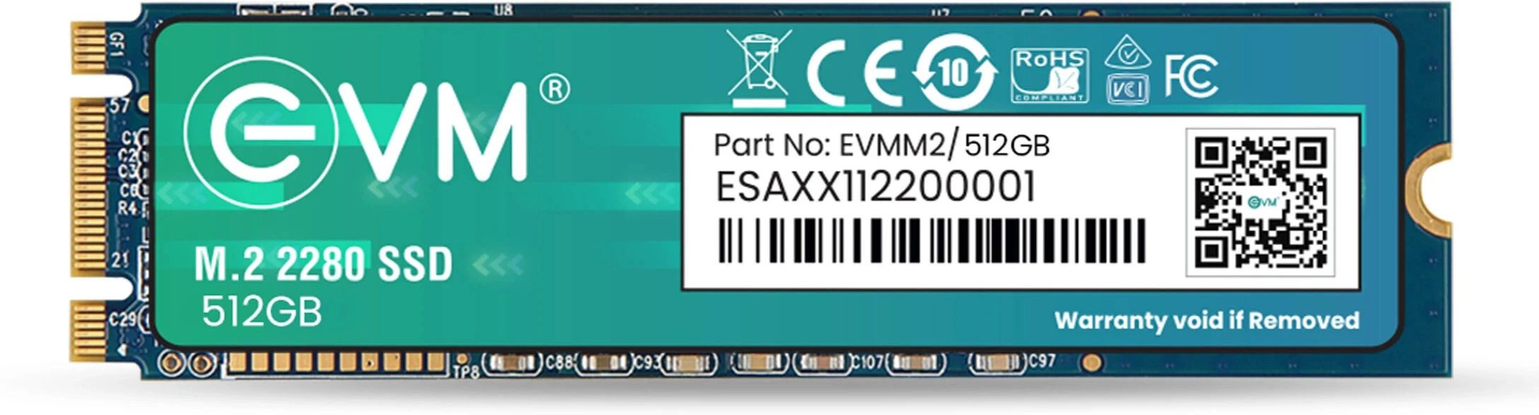 EVM M.2 (2280) SATA 512 GB All in One PC's, Desktop, Laptop Black SATA III Internal Solid State Drive (SSD) (EVMM2/512GB)-picture-10