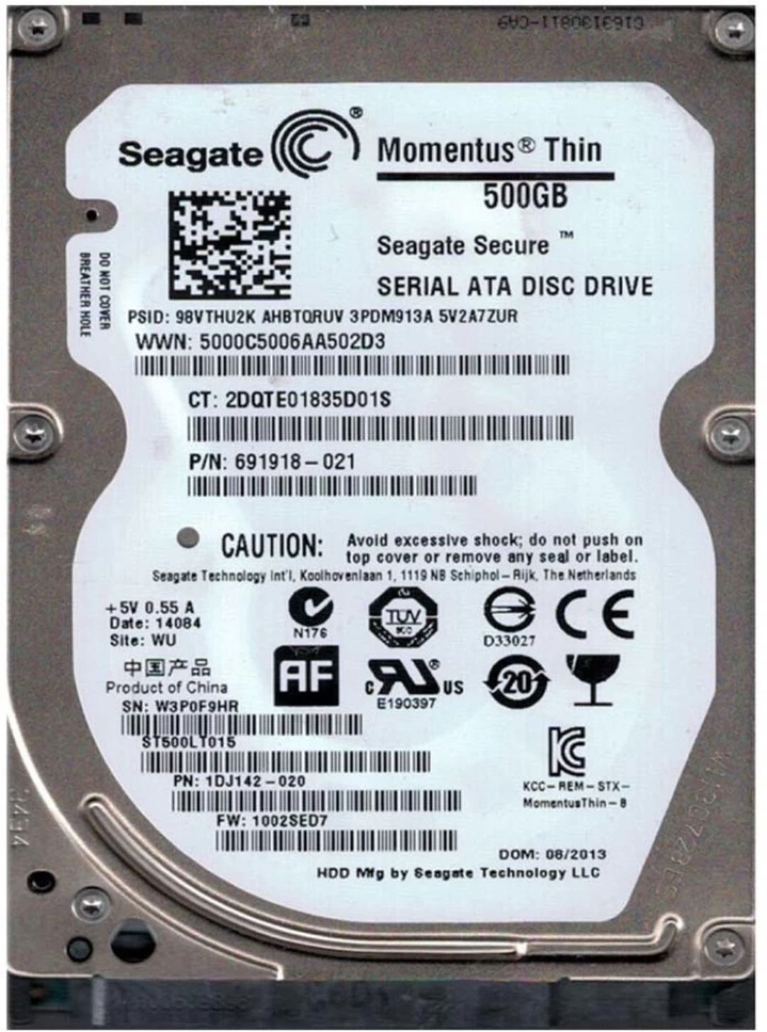 Seagate VIDEO 500 GB Laptop Silver SATA Internal Hard Disk Drive (HDD) (ST500VT100)-image-9