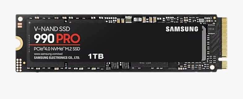 Samsung 990 Pro 1 TB Desktop Black PCIe NVMe Internal Solid State Drive (SSD) (MZ-V9P1T0B)-image-3