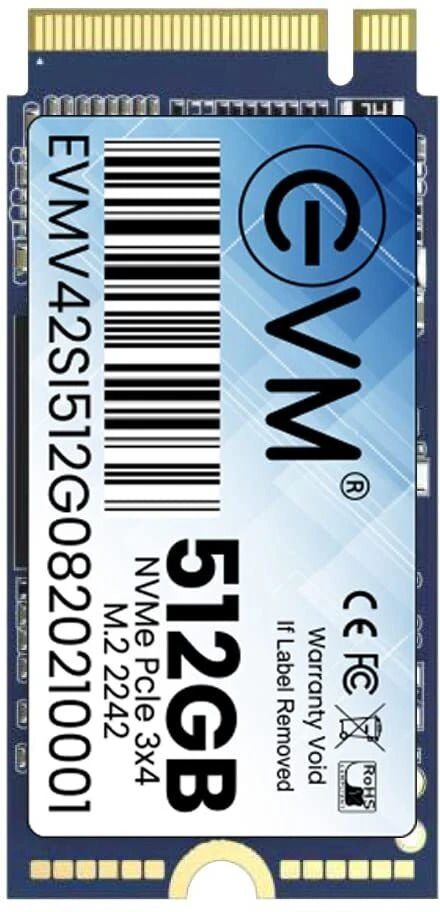 EVM NVMe (2242) 512 GB All in One PC's, Desktop, Laptop Black PCIe NVMe Internal Solid State Drive (SSD) (NV42/512GB)-picture-45