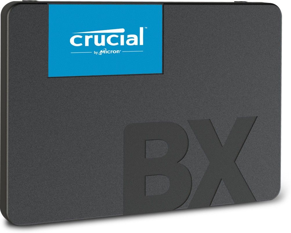 Crucial BX500 3D NAND 2.5-inch 500 GB Desktop, Laptop Black SATA Internal Solid State Drive (SSD) (CT500BX500SSD1)