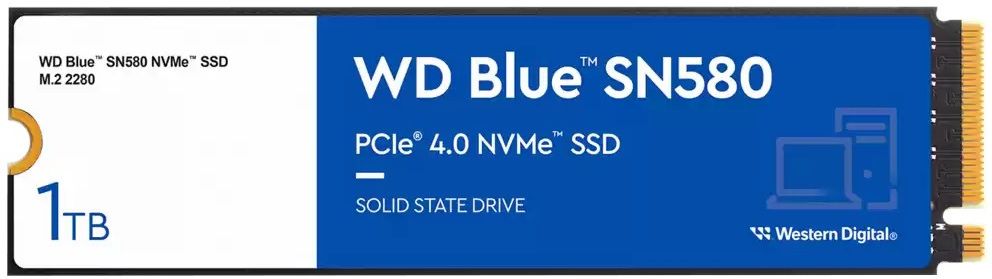 WESTERN DIGITAL SN 1 TB Laptop Blue PCIe NVMe Internal Solid State Drive (SSD) (WDS100T3B0E)-image-3