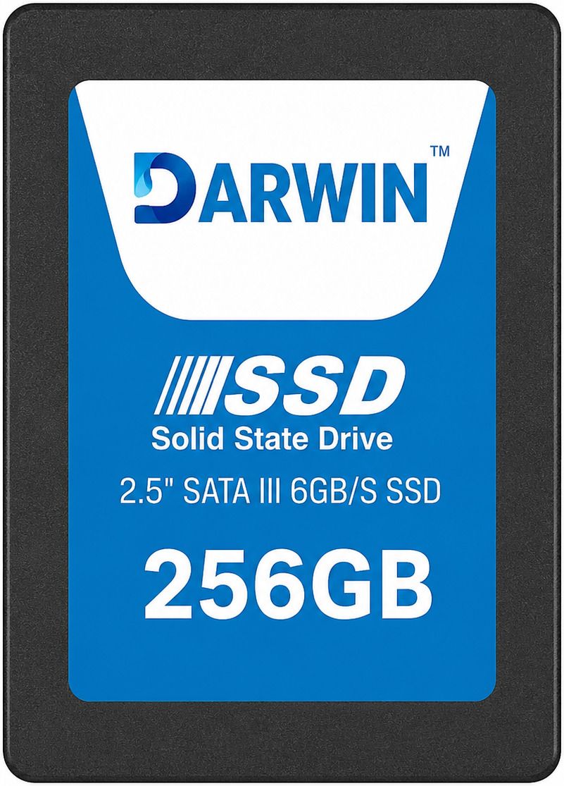 Darwin DARWIN E100 Series 256 GB Laptop, Desktop Black SATA Internal Solid State Drive (SSD) (E100-256GB)-image-5