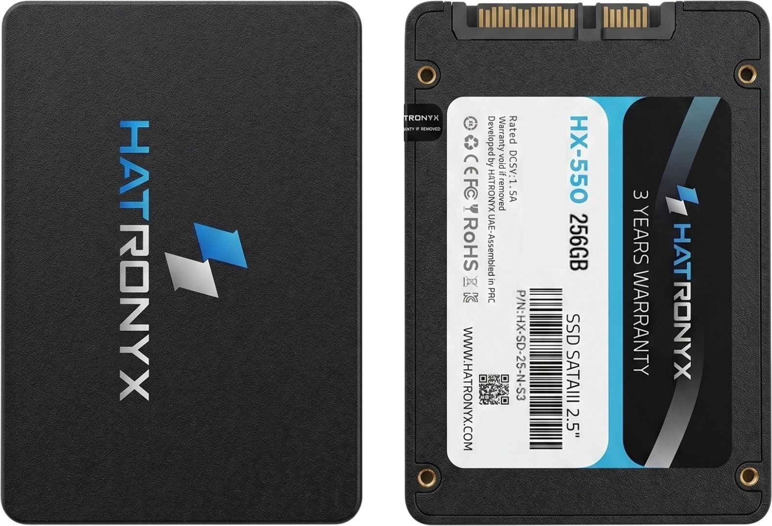 hatronyx HX-500 256 GB Network Attached Storage, Laptop, Desktop, All in One PC's Black SATA III Internal Solid State Drive (SSD) (HX-SD-25-N-S3)-image-41