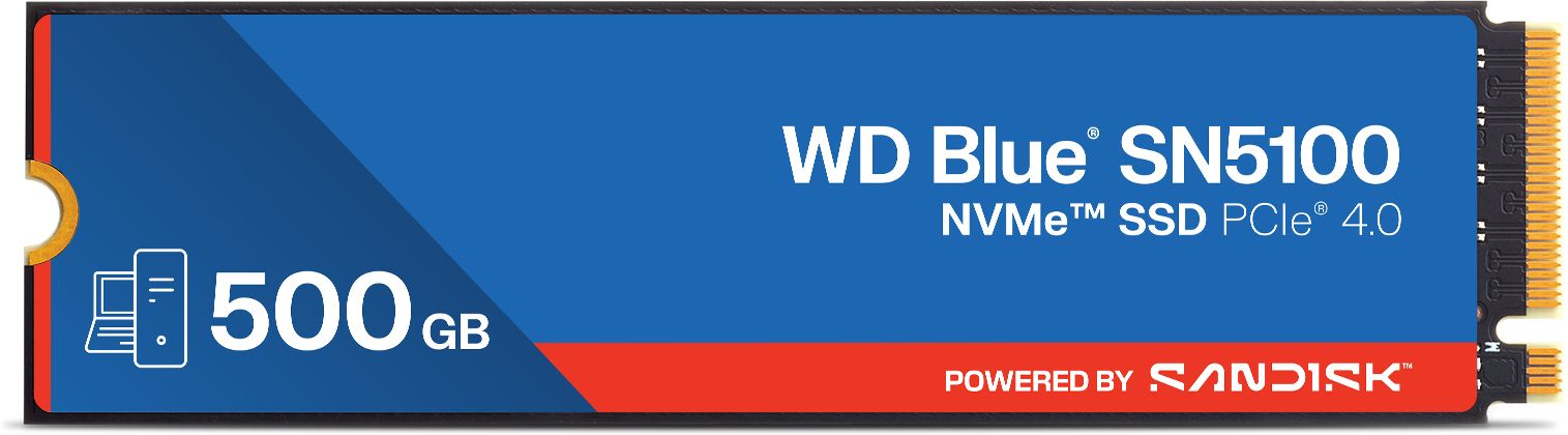 SanDisk WD SN5100 500 GB Desktop, Laptop Blue PCIe NVMe Internal Solid State Drive (SSD) (WDS500G5B0E-00CPE0)-image-31