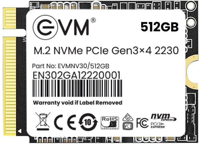 EVM M.2 NVMe (2230) 512 GB All in One PC's, Desktop, Laptop Black PCIe NVMe Internal Solid State Drive (SSD) (EVMNV30/512GB)-picture-11