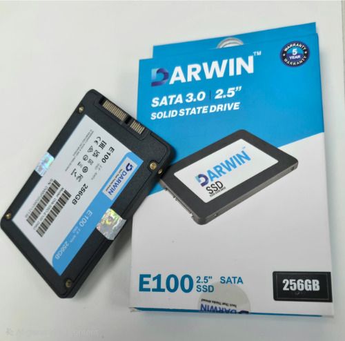 Darwin SSD 256 GB All in One PC's, Desktop, Laptop, Surveillance Systems Black SATA Internal Solid State Drive (SSD) (E100 256GB 2.5-inch SSD Drive)-image-7