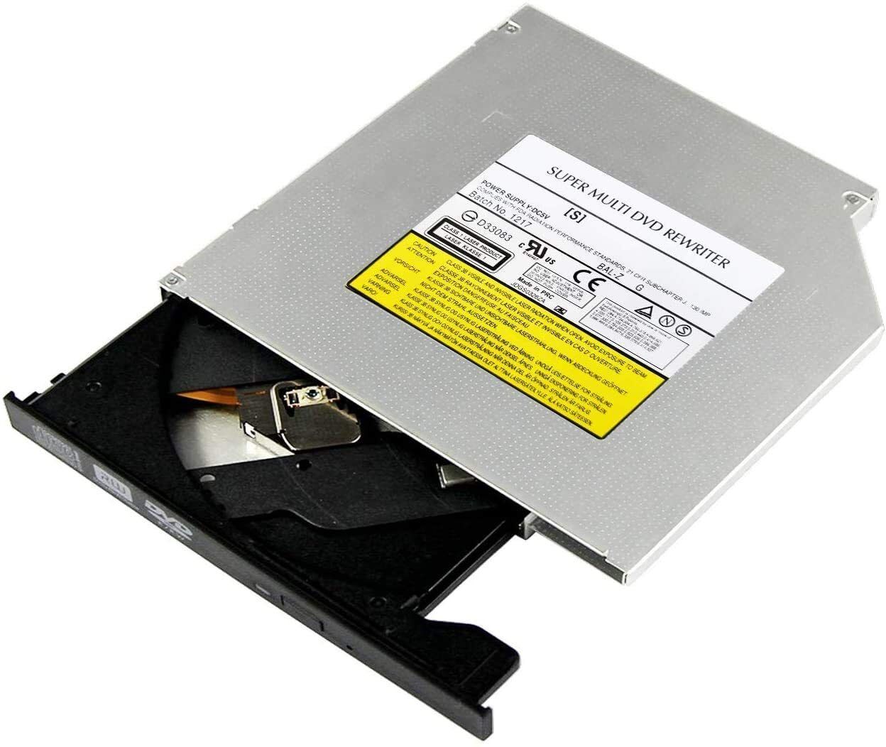 MUJO Internal 9.5mm Slim SATA 8X CD DVD Writer Laptop Optical Drive Device Internal DVD Drive For Asus Acer HP Dell Lenovo Samsung Sony Internal Optical Drive-image-1