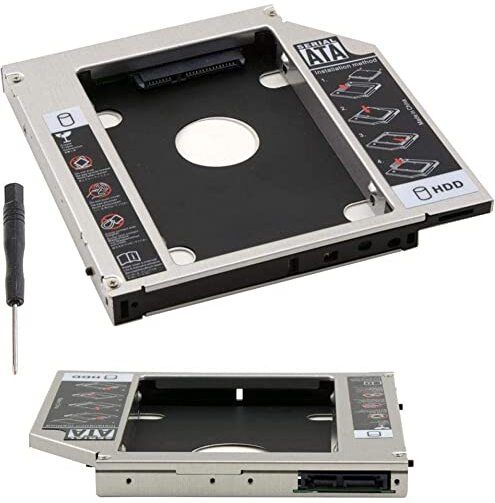 WEFLY Caddy 12.7mm Universal CD/DVD-ROM Your Data Storage on Your Laptop with HDD/SSD 12.7mm Universal CD/DVD-ROM - Expand Your Internal Optical Drive-image-5
