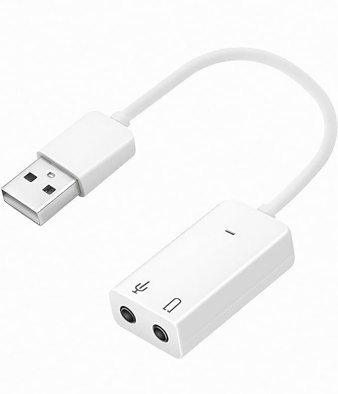 VYAR 7.1 Channel USB External Sound Card Audio Adapter with Mic Integrated 2 channel USB Audio Controller Internal Sound Card image 1