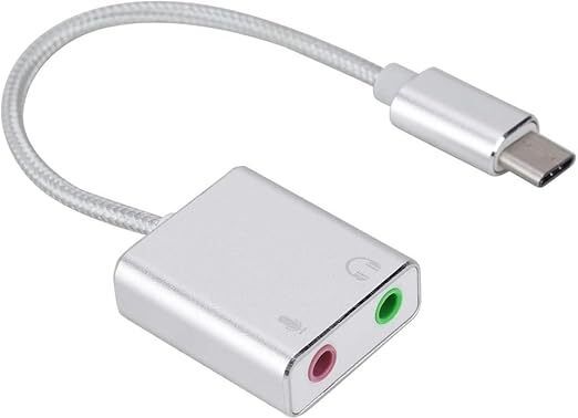 Pragtron Type C Audio Adapter External Sound Card PC and Laptop 3.5mm(1/8 inch) Headphone Yes Internal Sound Card-image-25