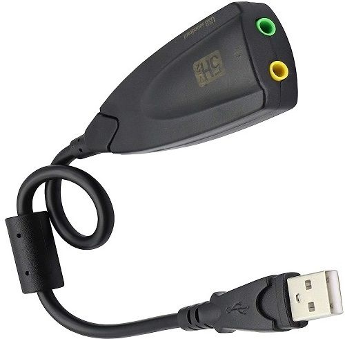 techut USB 2.0 External 3D Virtual 7.1 Channel usb Internal Sound Card