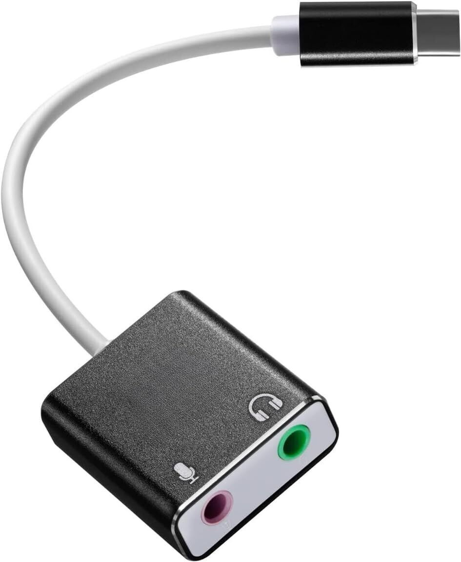 IMAGINEA USB C External Sound Card,7.1 CH Audio Card Adapter Computer Live Sound Card type c Internal Sound Card