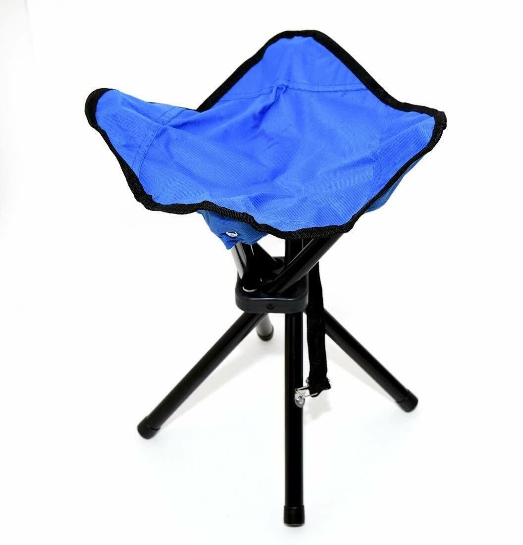 Folding Chair Portable Stool Camping& Hiking , Picnic OutdoorStool(Multicolour) Foldable Bone China Inversion Chair