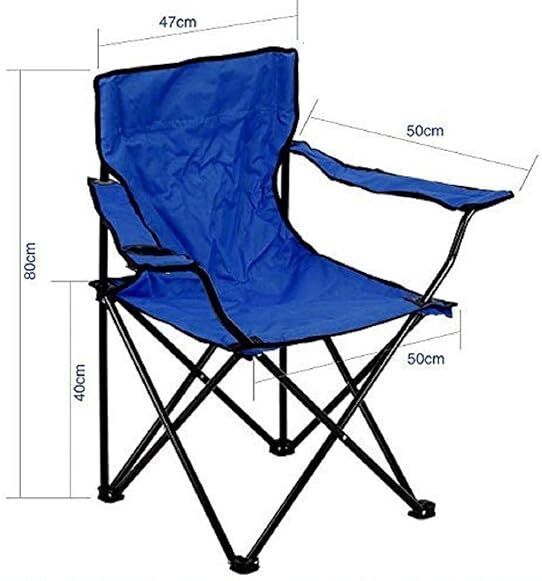 Camping Chair Portable Fishing Beach Outdoor Collapsible Chair Foldable Stainless Steel Inversion Chair-image-1