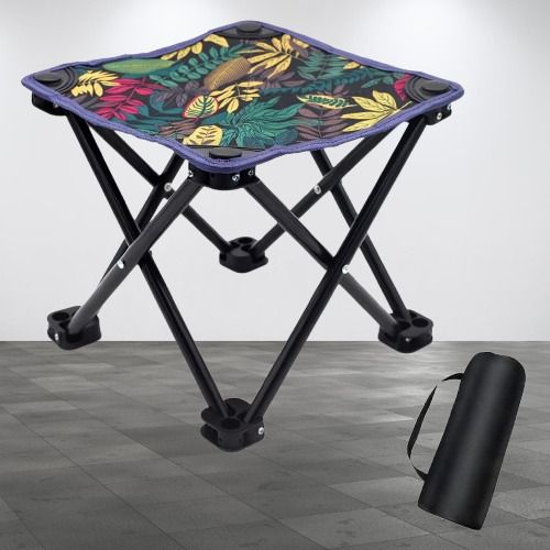 Small Fishing Stool, Collapsible Stool Folding Stool Foldable Steel Inversion Table-image-28
