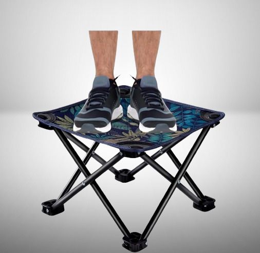 Mini Portable Folding Stool,Folding Camping Chair Foldable Steel Inversion Chair-image-35