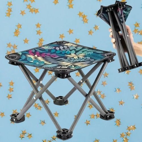 outdoor folding stool for all outdoor and indoor activities Foldable Steel Inversion Chair-image-40
