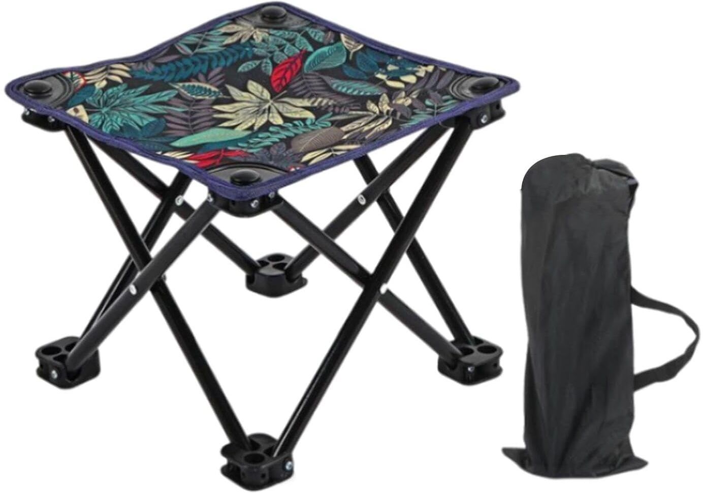 Fishing Stool for Adults Fishing Hiking Gardening and Beach with Carry Bag Foldable Steel Inversion Chair-image-48