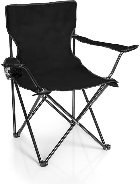Folding Portable Chair with Arm Rest and Cup Holder with Carrying Bag Foldable Stainless Steel Inversion Chair-image-43