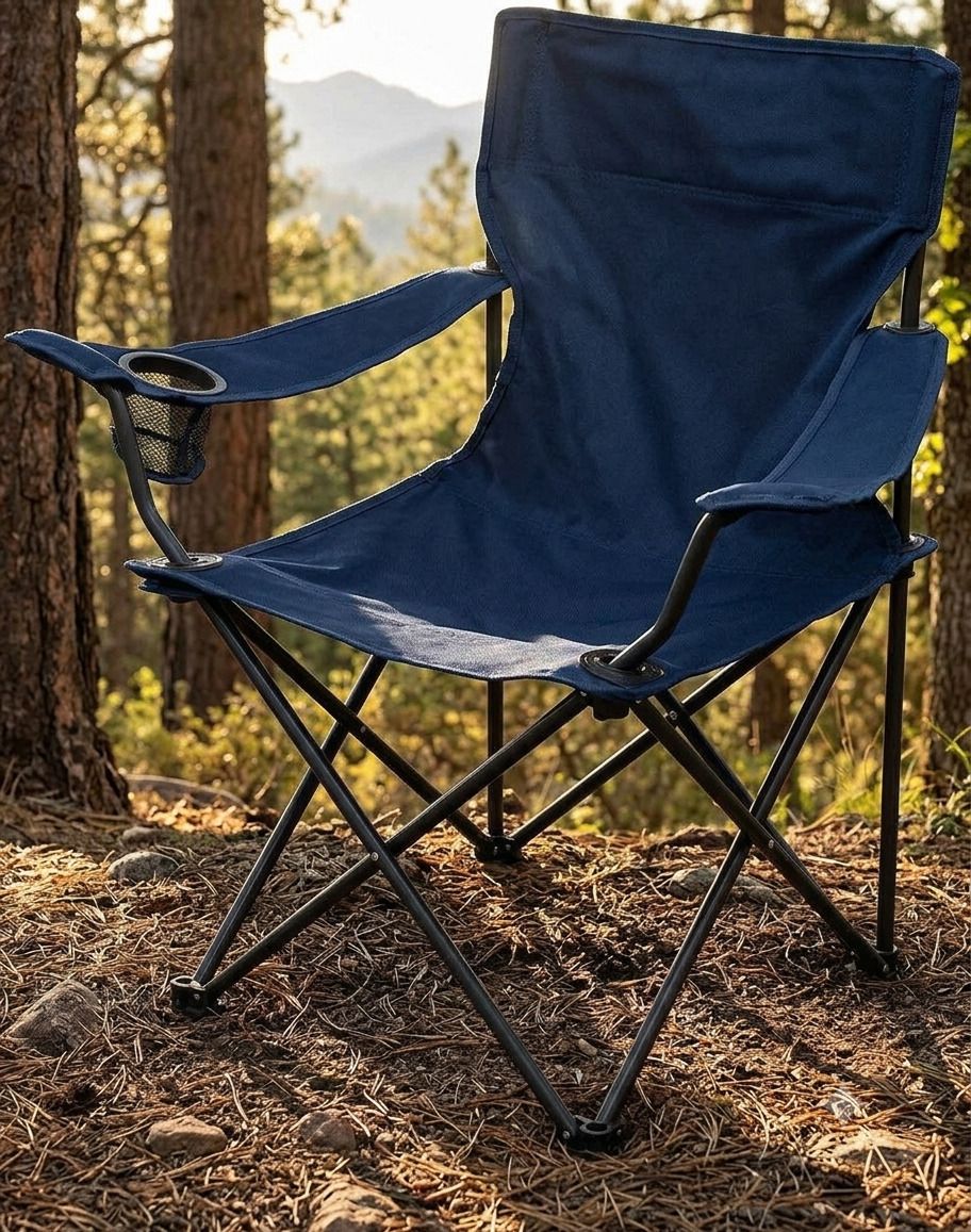 meplontradehub Portable Hiking Folding Chair with Cup Holder and Carry Bag Foldable Fiber Inversion Chair-picture-42