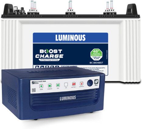 luminous BC18048ST With Eco Watt Neo 1050 Tubular Inverter Battery-picture-23