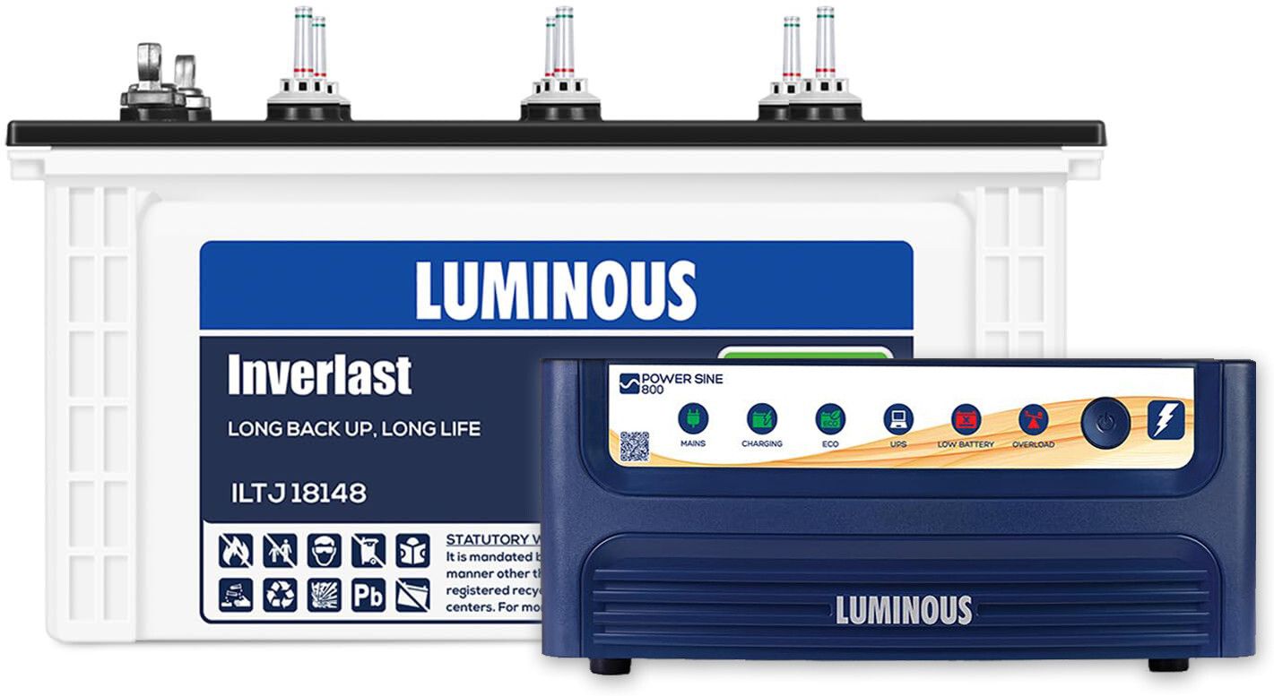Power Sine 800 Pure Sine Wave 700VA/12V Inverter with ILTJ 18148 Tubular Inverter Battery-image-24