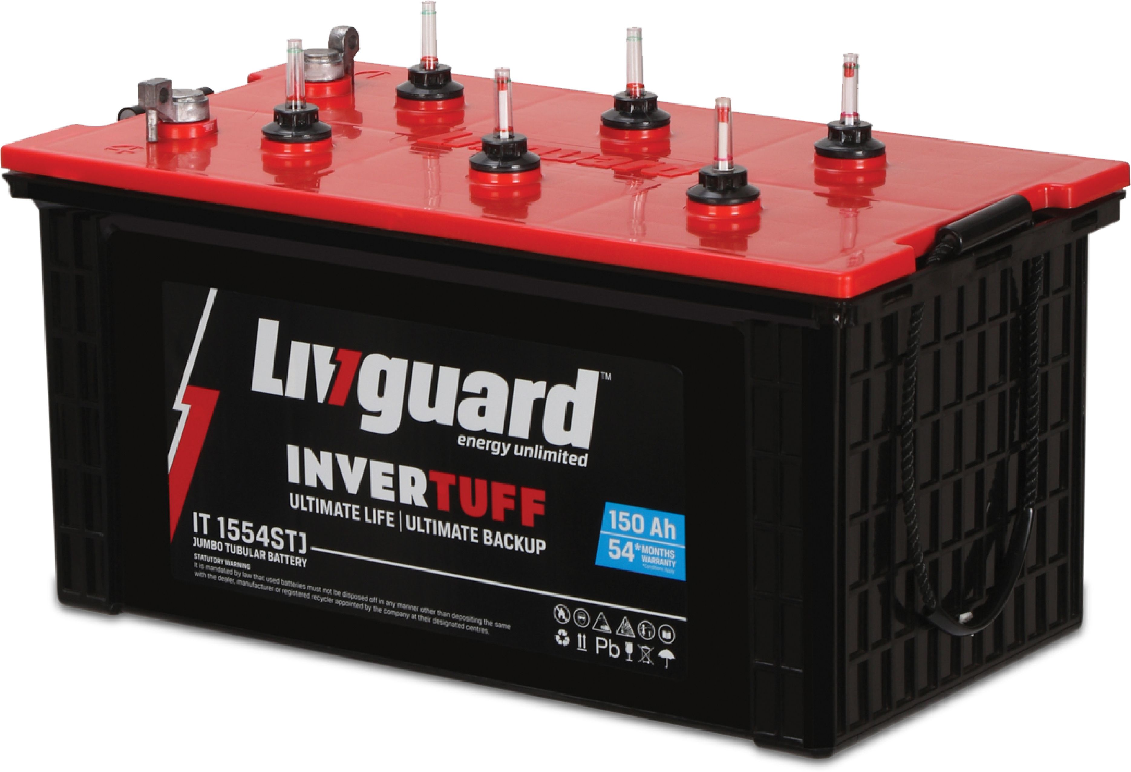 IT 1554STJ Short Jumbo Tubular Inverter Battery