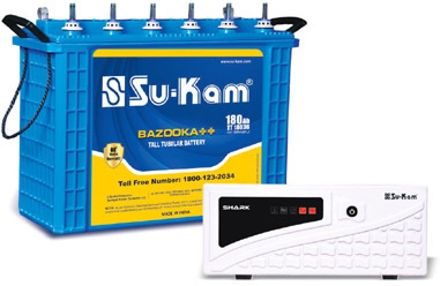 su-kam 18036 TT Bazooka With Shark 875 Tubular Inverter Battery-picture-31