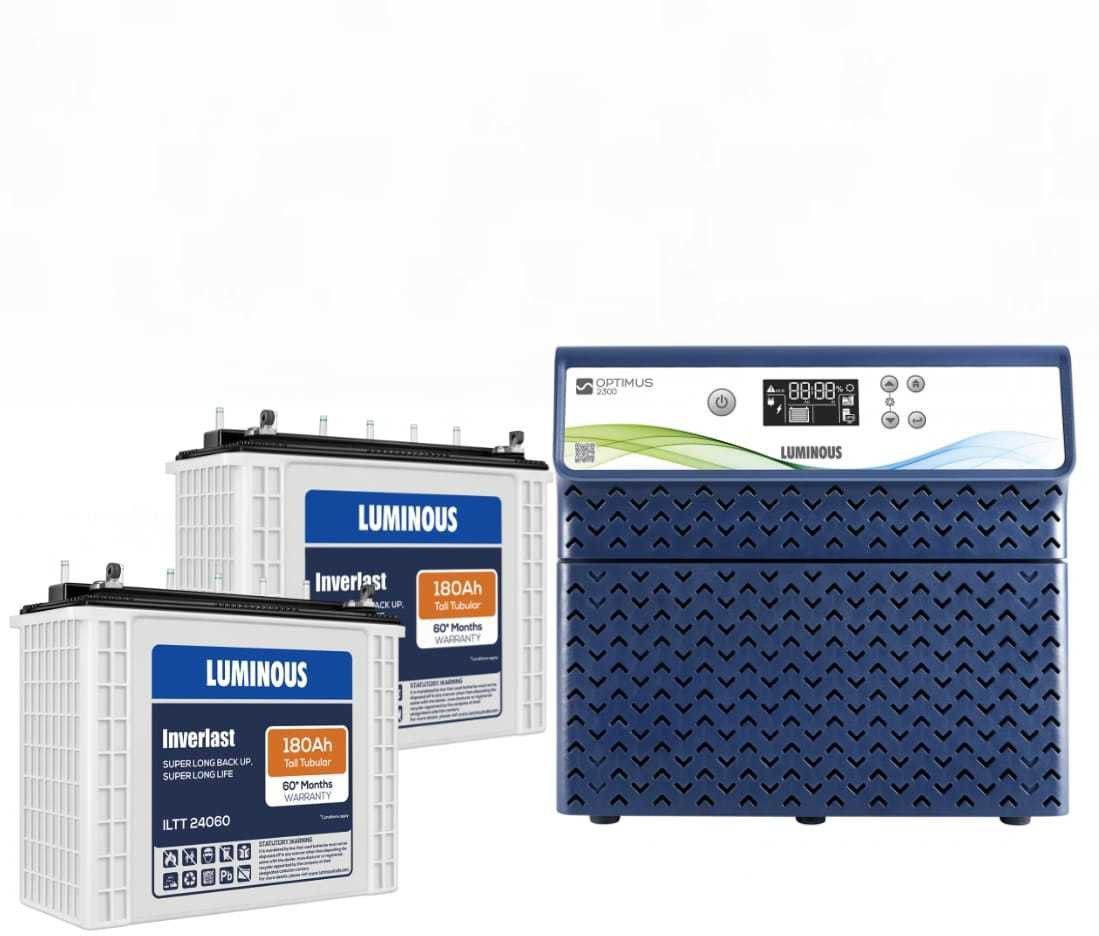 OPTIMUS 2300 Pure Sine Wave Inverter with ILTT24060 Tubular Inverter Battery-image-34