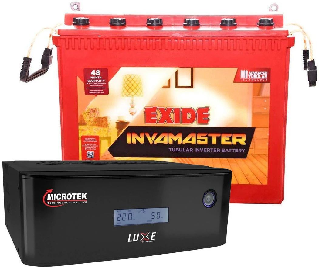 IMTT 1500+MICROTEK UPS LUXE SW 1400 Tubular Inverter Battery-image-12