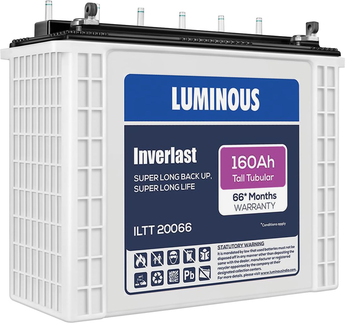 luminous Inverlast ILTT 20066 160Ah Tubular Inverter Battery-picture-28