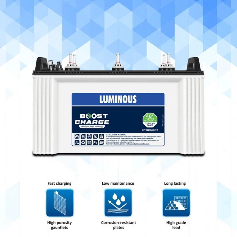 luminous Boost Charge BC 18048ST Tubular Inverter Battery-picture-47