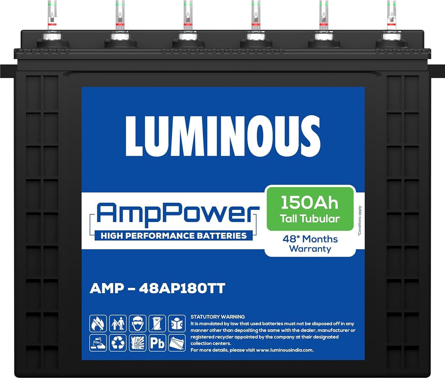 luminous AMP-48AP180TT Tubular Inverter Battery-picture-10