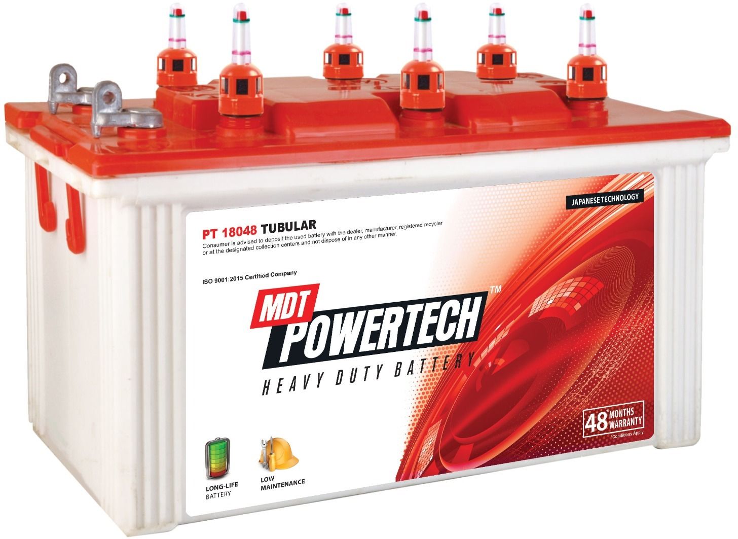 powertech PT18048 Tubular Inverter Battery-picture-0