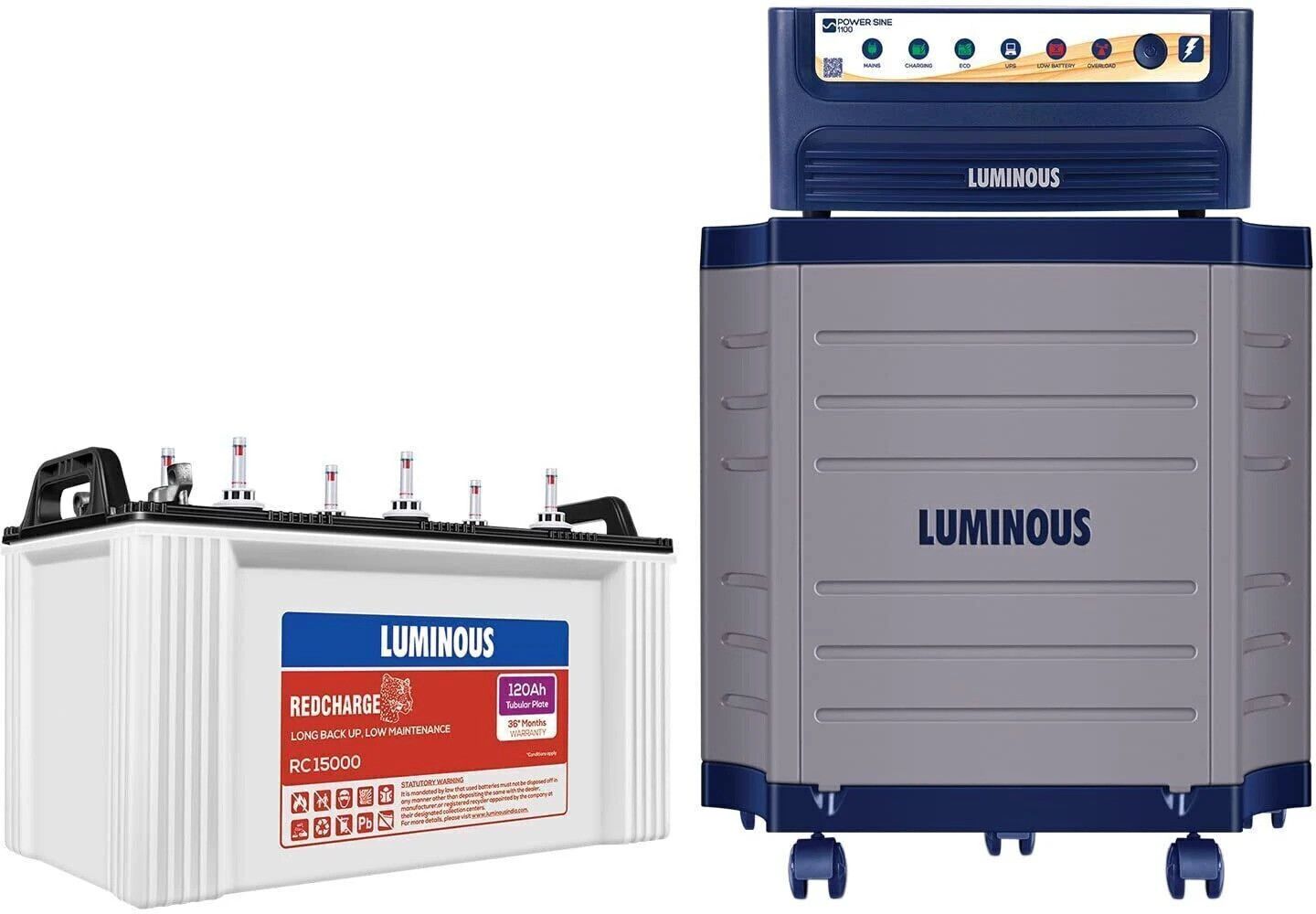 1100 sine wave inverter + RC 15000 120ah Tubular Inverter Battery-image-15
