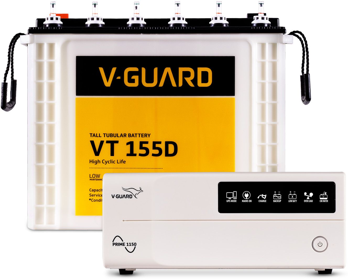 Prime 1150 Digital Inverter UPS with VT 155D Tubular Inverter Battery-image-46