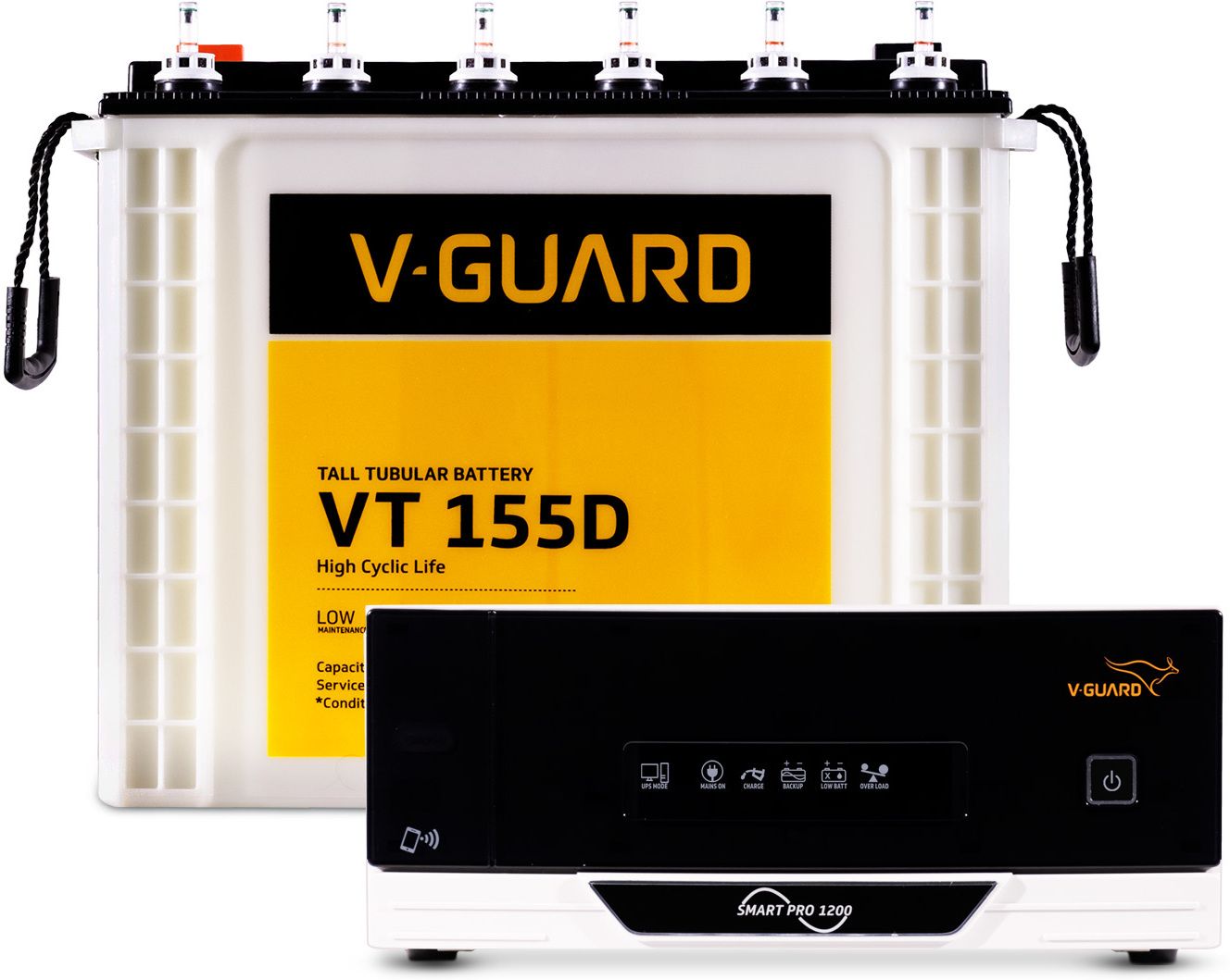 Smart Pro 1200 Digital Sinewave UPS with VT 155D Tubular Inverter Battery-image-14
