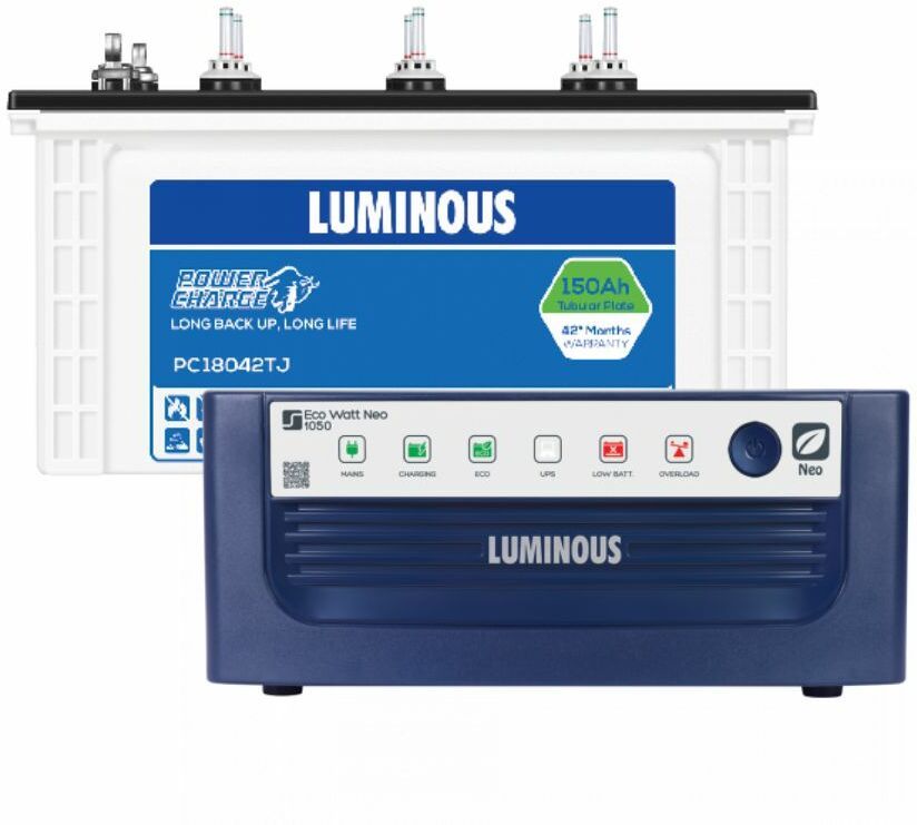 Eco Watt Neo 1050 VA with PC18042TJ Jumbo Tubular Inverter Battery-image-42