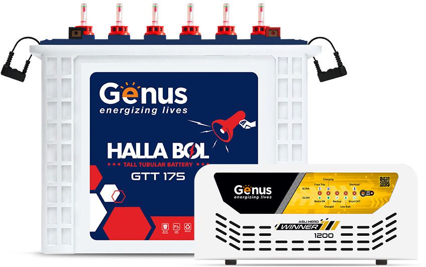 Winner 1200 Pure Sine Wave 900VA/12V Inverter Combo with GTT175 Tall Tubular Inverter Battery-image-33