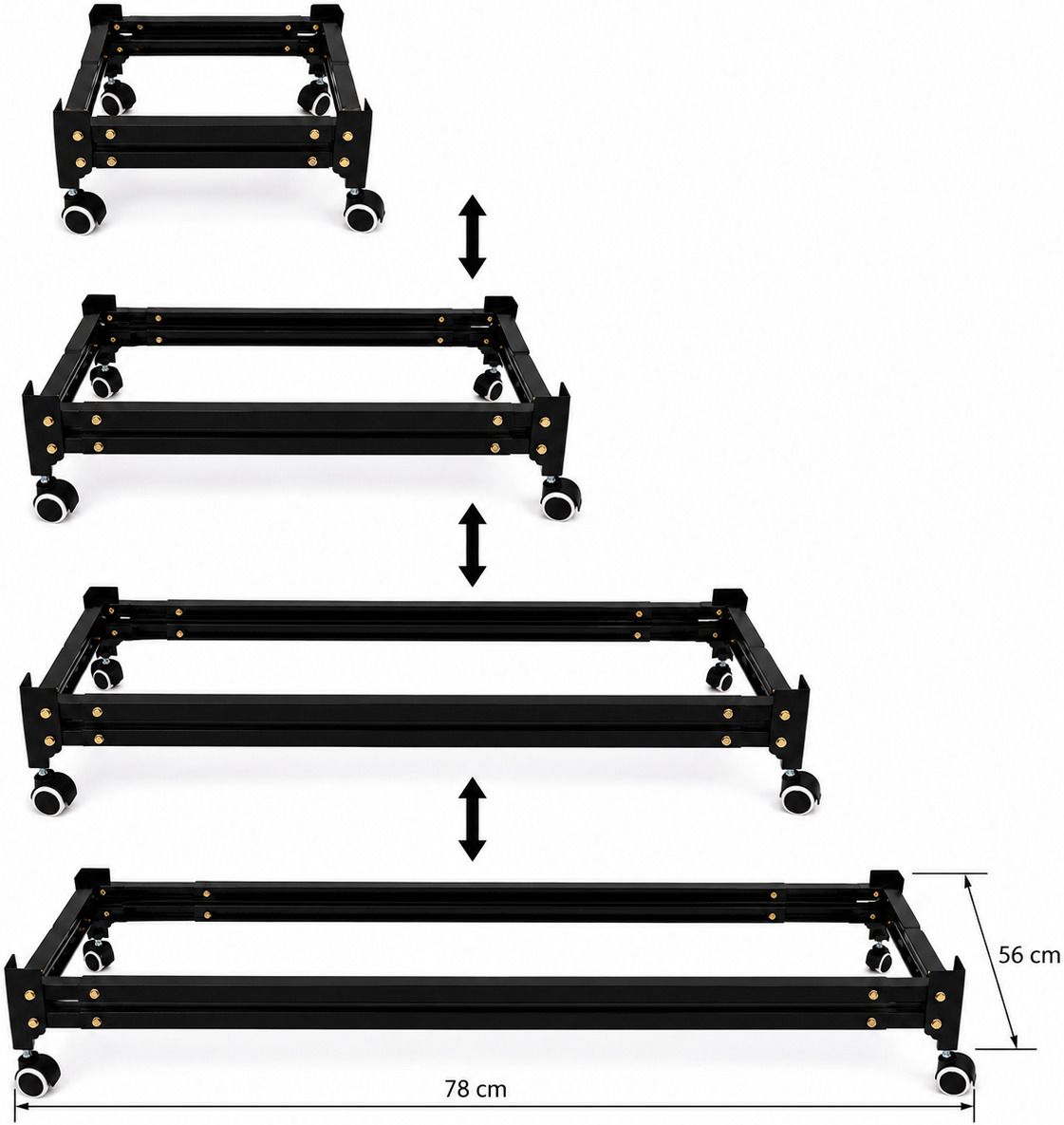 Single Battery Inverter UPS Trolley Stand Trolley for Inverter and Battery-image-40